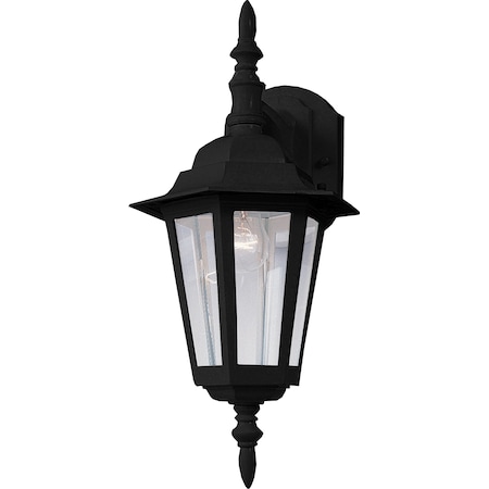 Maxim Lighting Builder Cast 1-Light 8" Wide Black Outdoor Wall Sconce 3002CLBK